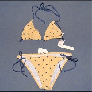 O’Neill yellow polka dot bikini from PacSun